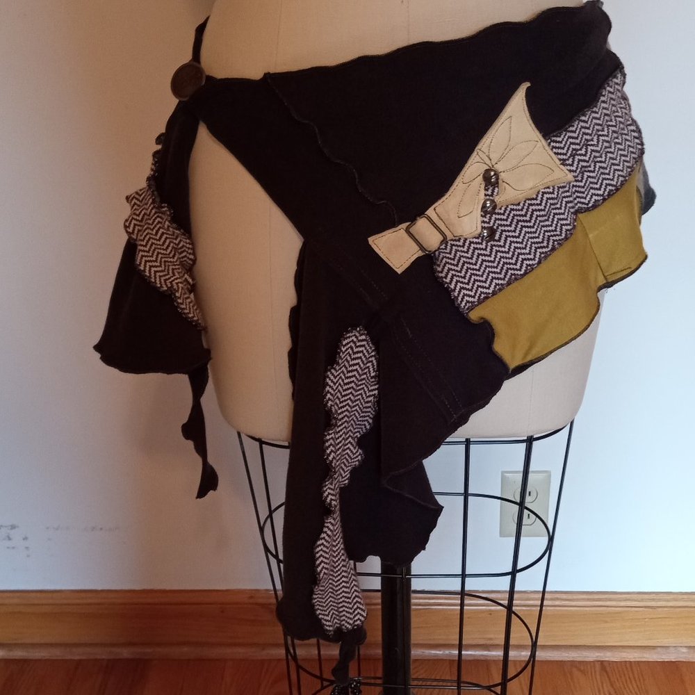 Silk Worm, hip belt, handmade